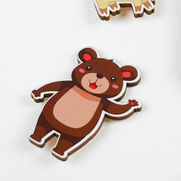 Сортер &laquo;Какая разница? Домашние и дикие животные&raquo;, на липучках, детали: 4 см