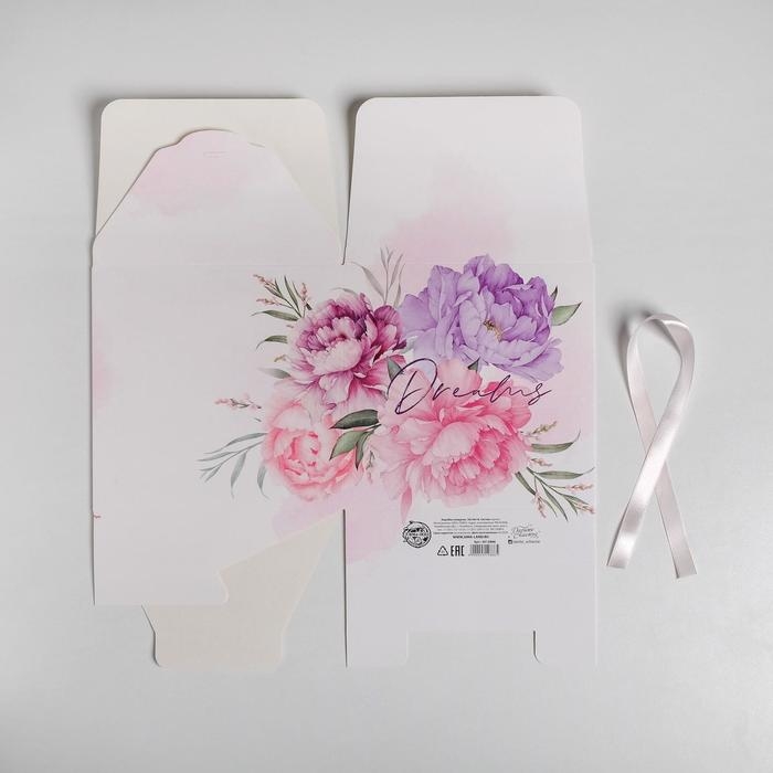 Коробка подарочная складная, упаковка, &laquo;Dreams&raquo;, 18 х 18 х 18 см