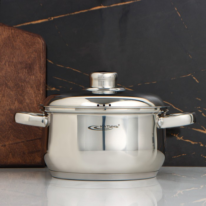 Кастрюля &laquo;Гретта&raquo;, 2.5 л, d=18 см, капсульное дно, индукция