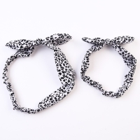 Повязка на голову для мамы и дочки &laquo;Набор для фотосессии: Далматин&raquo;, 2 шт., белый, Крошка Я