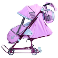 Санки-коляска &laquo;Наши детки 5-2&raquo;, цвет лилия