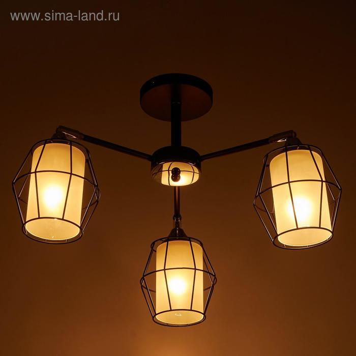 Люстра ГАЛЛОП 9357 3хЕ27 60Вт черный Люстра ГАЛЛОП 9357 3хЕ27 60Вт черный