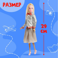 Кукла-модель шарнирная &laquo;Сандра в Англии&raquo; с аксессуарами, серия Вокруг света