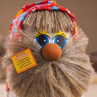 Оберег «Домовой с рублями», микс Оберег «Домовой с рублями», микс