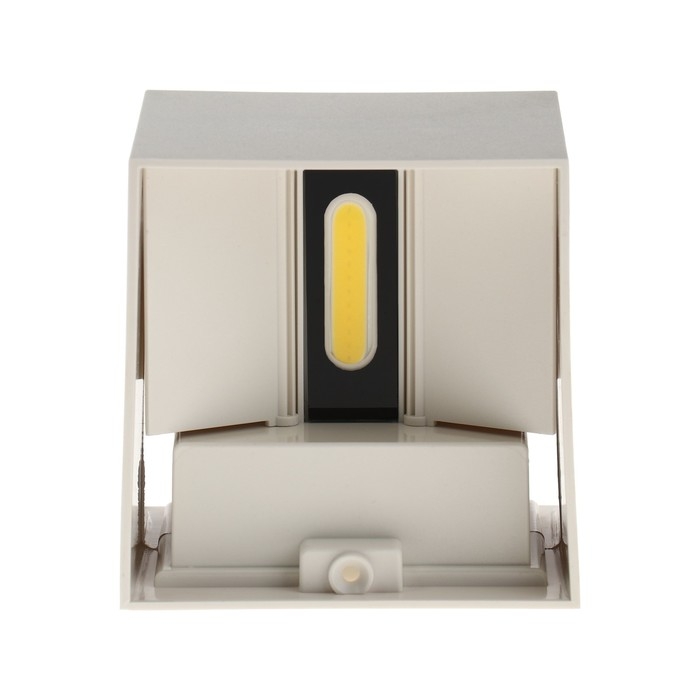 Светильник фасадный &laquo;Куб&raquo;, FSD-062, 6 Вт, 4000К, регулир. луч, IP65, 220 В, пластик, белый   1008423