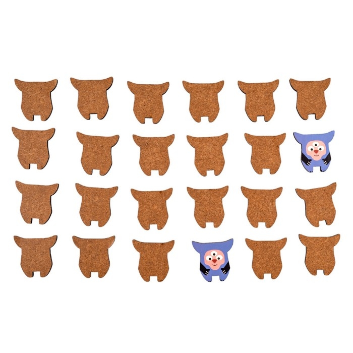 Игра настольная мемо &laquo;Монстрики&raquo; Far far land wood (24 фишки в коробке)