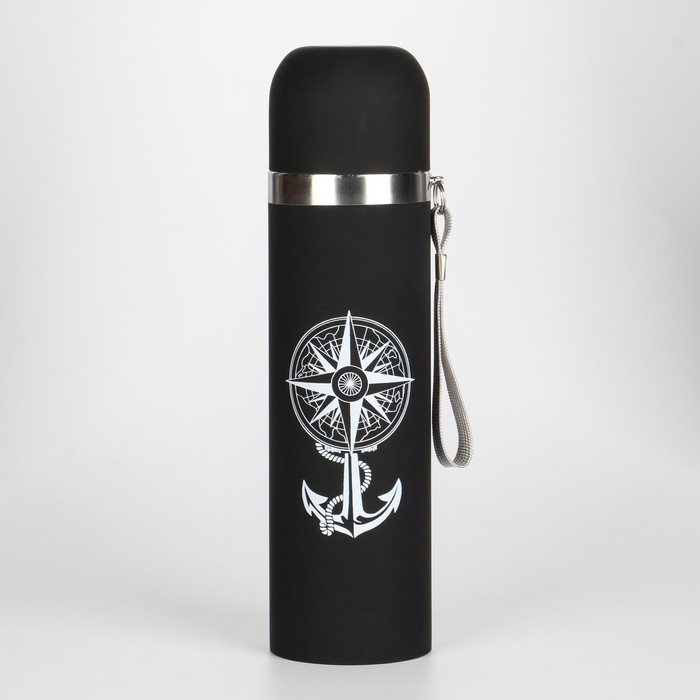 Термос, 500 мл, Гильза Термос, 500 мл, Гильза "Мастер К.", с кружкой, сохраняет тепло 10 ч, 6.5 х 24 см