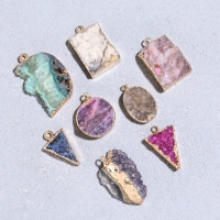 Брелок "Минерал Скол", в проволоке, микс