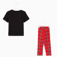 Пижама детская новогодняя KAFTAN "Chilling", размер 28 (86-92 см)