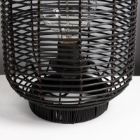 Настольная лампа "Бурмис" Е27 15Вт черный 22х22х30 см RISALUX