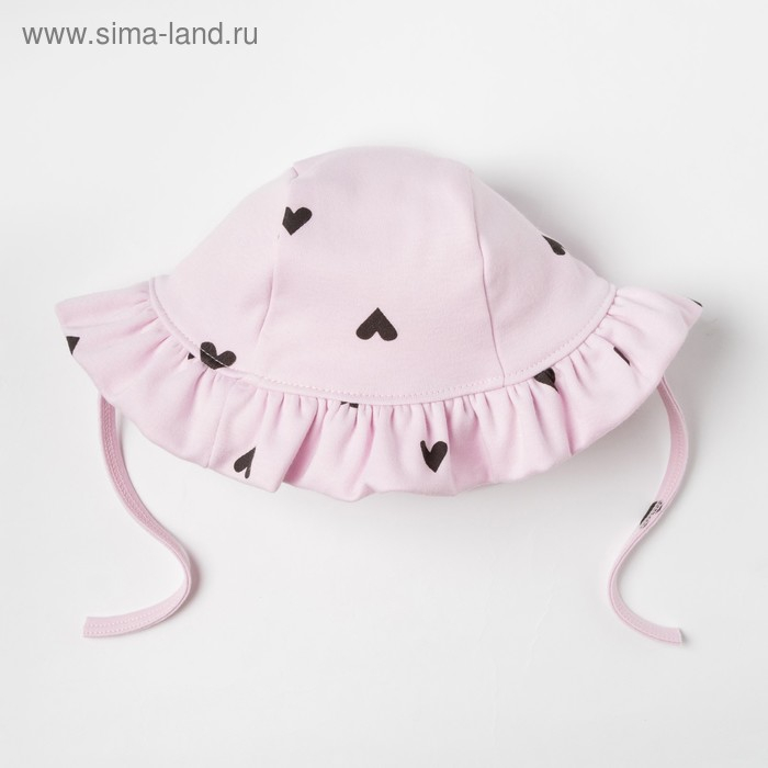 Панамка Крошка Я Панамка Крошка Я "Сердечки", розовый, р.48