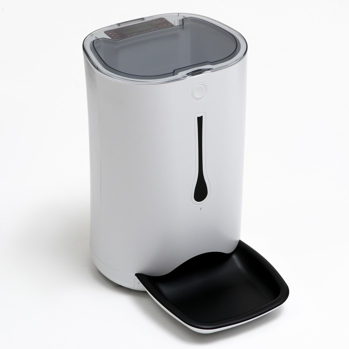 Умная автокормушка, контейнер 6 л, 3 кг сухого корма, функция записи голоса