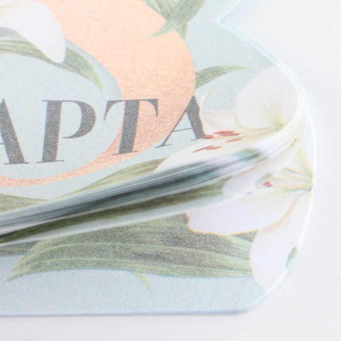 Набор: бумажные стикеры 20 л + 5 наклеек &laquo;8 марта лилии&raquo;