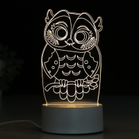 Светильник ночник &laquo;Сладких снов&raquo;, 25 х 14 см, модель GBV-0121.