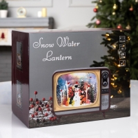 Фигура светодиодная &laquo;Новогодний огонек&raquo;, 21х12.1х17.1 см, музыка, батарейки ААх3 (не в комплекте), USB, свечение мульти