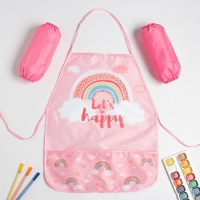 Фартук детский с нарукавниками Этель &laquo;Радуга&raquo;, 49 х 39 см