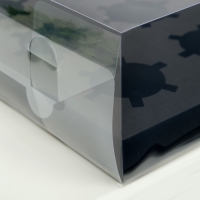 Коробка на 12 капкейков, черная, 34,7 &times; 26,3 &times; 10 см