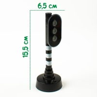 Светофор &laquo;Город&raquo;, обучающие карточки, световые эффекты