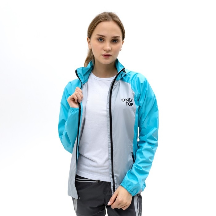 Ветровка ONLYTOP унисекс с сумкой blue, р. 52