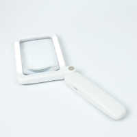 Лупа складная, кратность 4, линза 105*60мм, подсветка