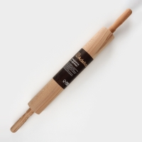 Скалка Adelica, с вращающейся ручкой, 60&times;6 см, бук