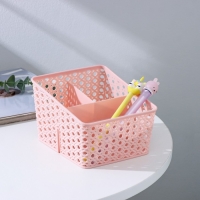 Органайзер для мелочей «Петельки», 3 отделения, 15,5×13,5×10 см, цвет МИКС Органайзер для мелочей «Петельки», 3 отделения, 15,5×13,5×10 см, цвет МИКС