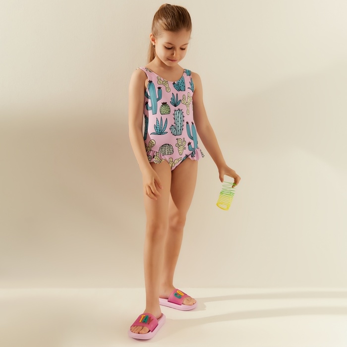 Купальник слитный детский MINAKU, рост 128-134 см