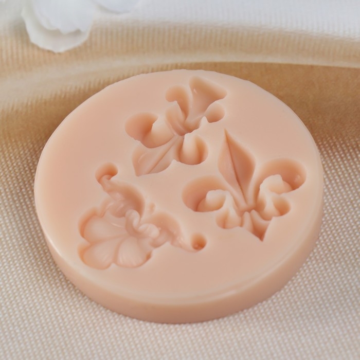 Молд силикон Молд силикон "Резные наконечники"3х2,6х0,6 2,9х1,9х0,6 3х2х0,6 см