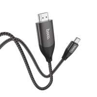 Кабель Hoco UA16 Type-C - HDMI, 4K, 2 м, для устройств с USB-C 3.1 (DisplayPort Alt Mode)