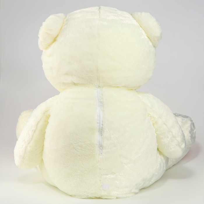 Мягкая игрушка "Медведь" с клетчатым бантом, 90 см