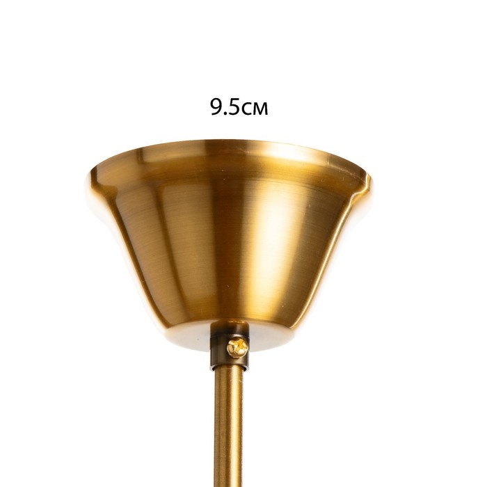 Люстра "Элимин" 5хЕ14 40Вт черно-золотой 56х75х56 см BayerLux