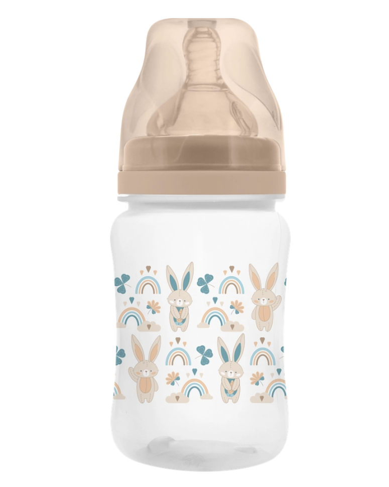 Бутылочка для кормления МАМИНА РАДОСТЬ 150мл широкое горло с соской