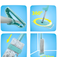 Самоотжимная швабра для мытья Easy Clean