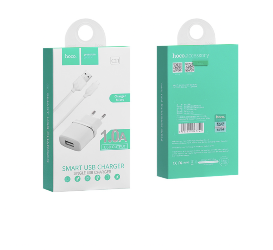 СЗУ C11 Micro USB на USB 1A