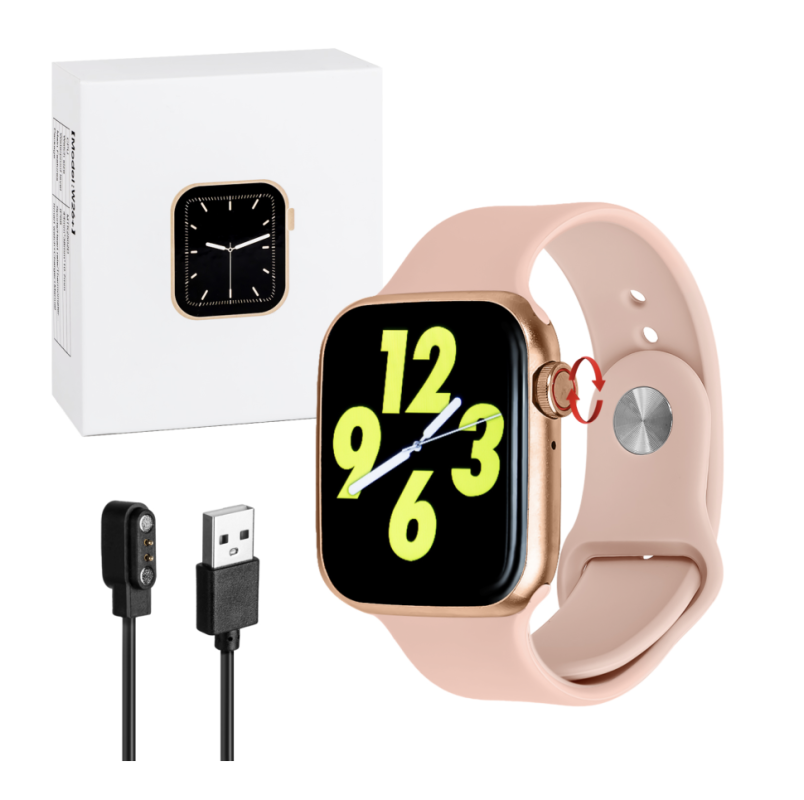 Фитнес-браслет W26+ Розовый