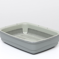 Лоток большой с сеткой Atlantis "Стандарт", 42 х 31 х 10 см, серый