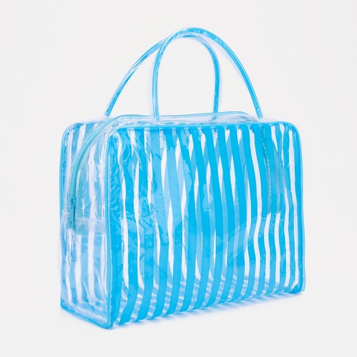 Косметичка на молнии, цвет голубой Косметичка на молнии, цвет голубой