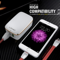 СЗУ Lightning на 2 USB 2.4A A2204 LDNIO