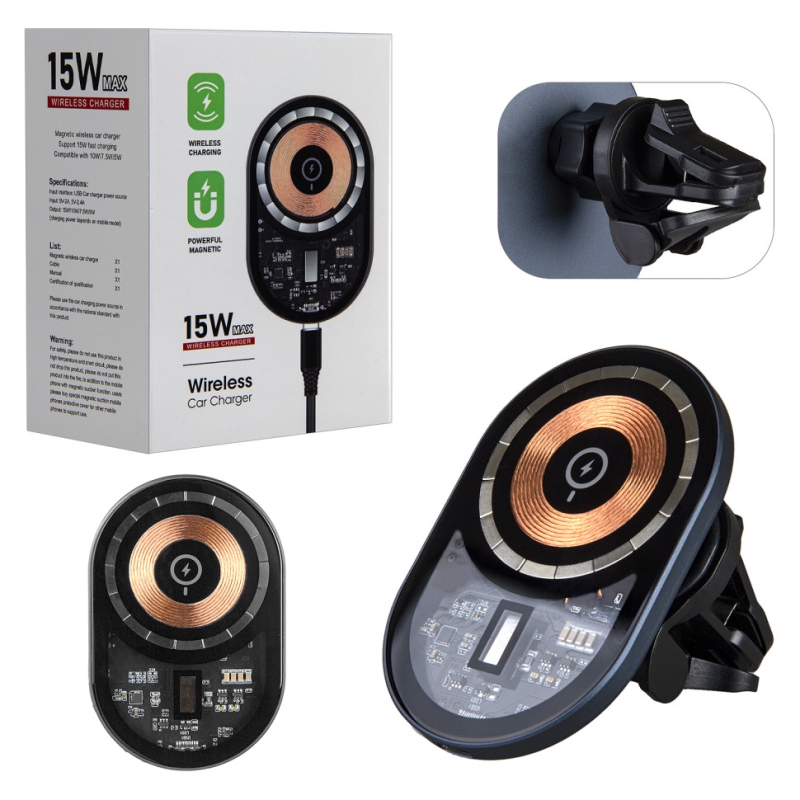 Автомобильное беспроводное зарядное устройство X19