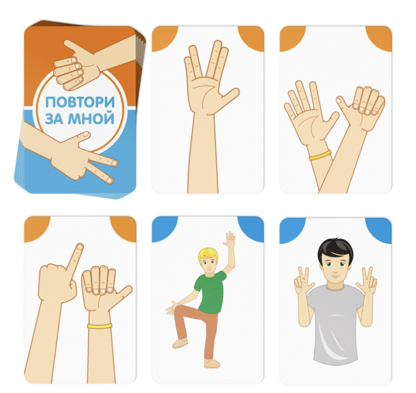 Настольная игра &laquo;Повтори за мной&raquo;, 64 карты, 5+