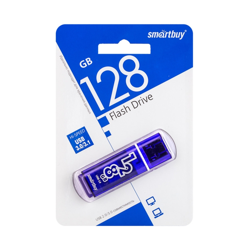 USB накопитель 128 GB Smart Buy Glossy Series Dark Blue 3.0 USB накопитель 128 GB Smart Buy Glossy Series Dark Blue 3.0