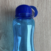 Бутылка для воды, 550 мл, 19 х 7 см, синий
