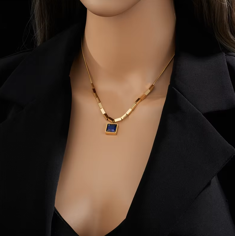 Женская цепочка на шею, из нержавеющей стали