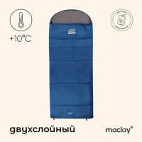 Спальный мешок maclay camping comfort summer, одеяло, 2 слоя, левый, 220х90 см, +10/+25°С Спальный мешок maclay camping comfort summer, одеяло, 2 слоя, левый, 220х90 см, +10/+25°С