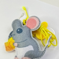 Игрушка для кошек Веревка с мышкой Игрушка для кошек Веревка с мышкой