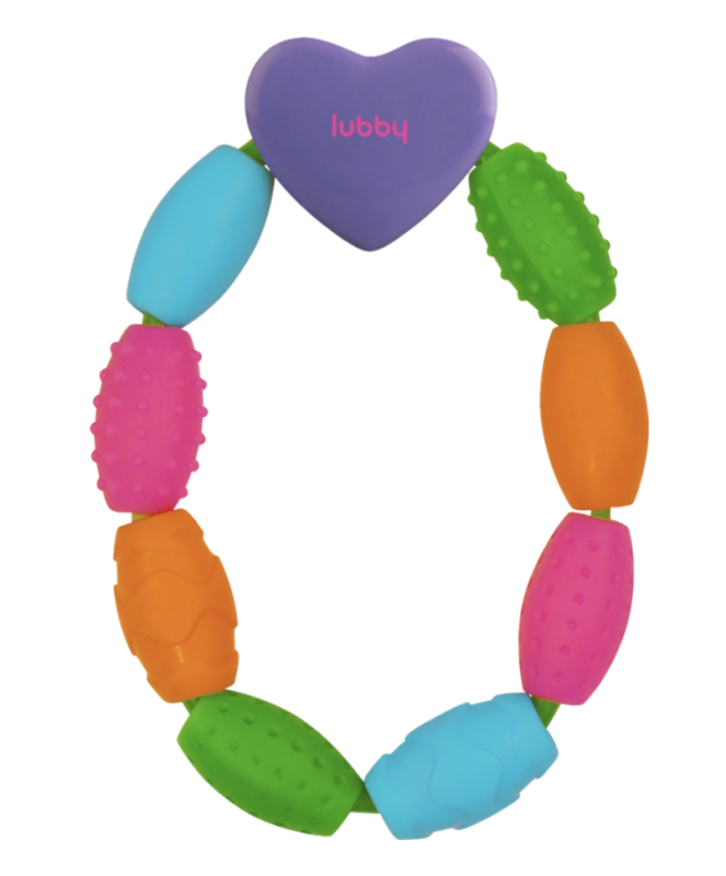 Прорезыватель LUBBY браслет, с 4 месяцев
