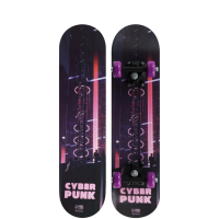 Скейтборд подростковый ONLITOP &laquo;Киберпанк&raquo;, 62x16 см, колёса PVC 50 мм, пластиковая рама