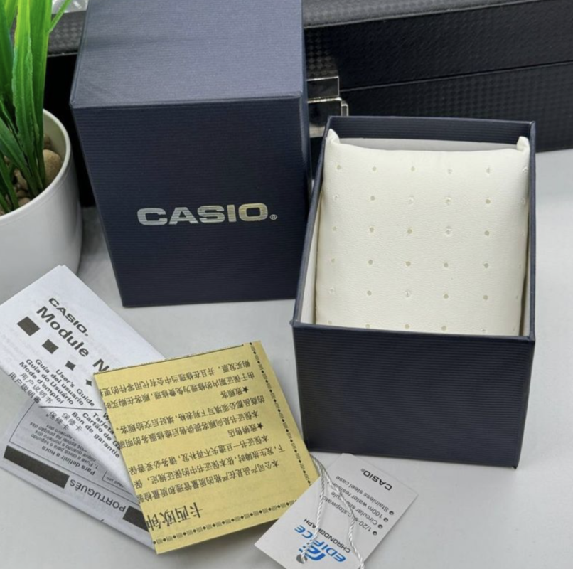 Коробка для часов касио фирменная 10*8*7,5