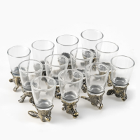 Подарочный набор рюмок-перевёртышей "Лучшему мужчине" на 12 персон, рюмка 30 мл Подарочный набор рюмок-перевёртышей "Лучшему мужчине" на 12 персон, рюмка 30 мл