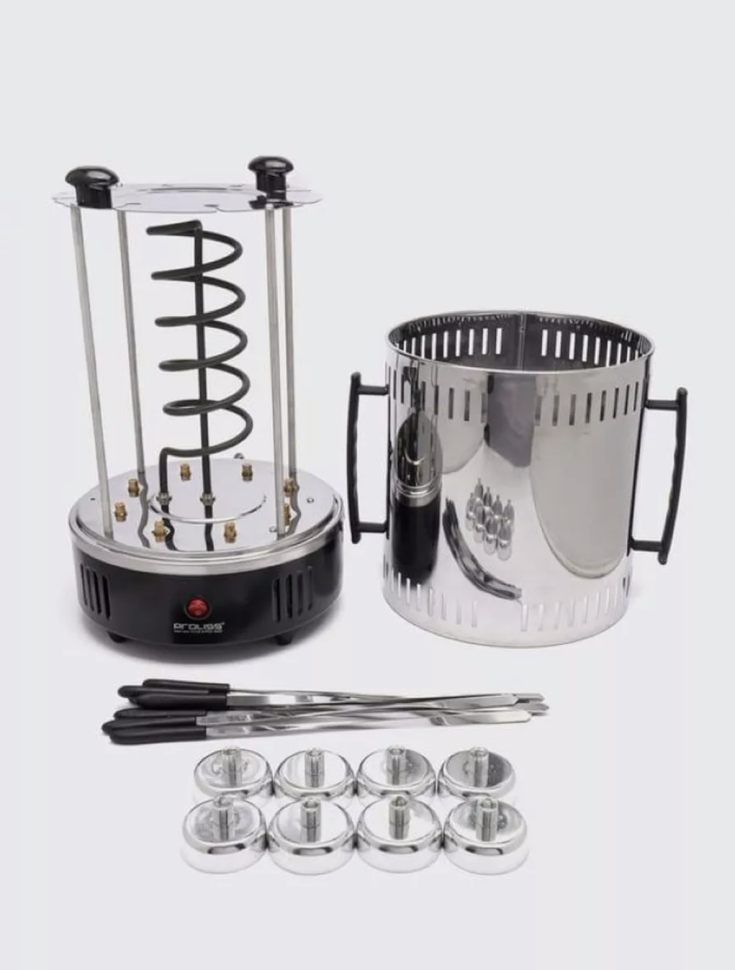 Электрошашлычница PROLISS PRO-855 на 8 шампуров